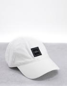 Hollister Cap In White With Text Logo