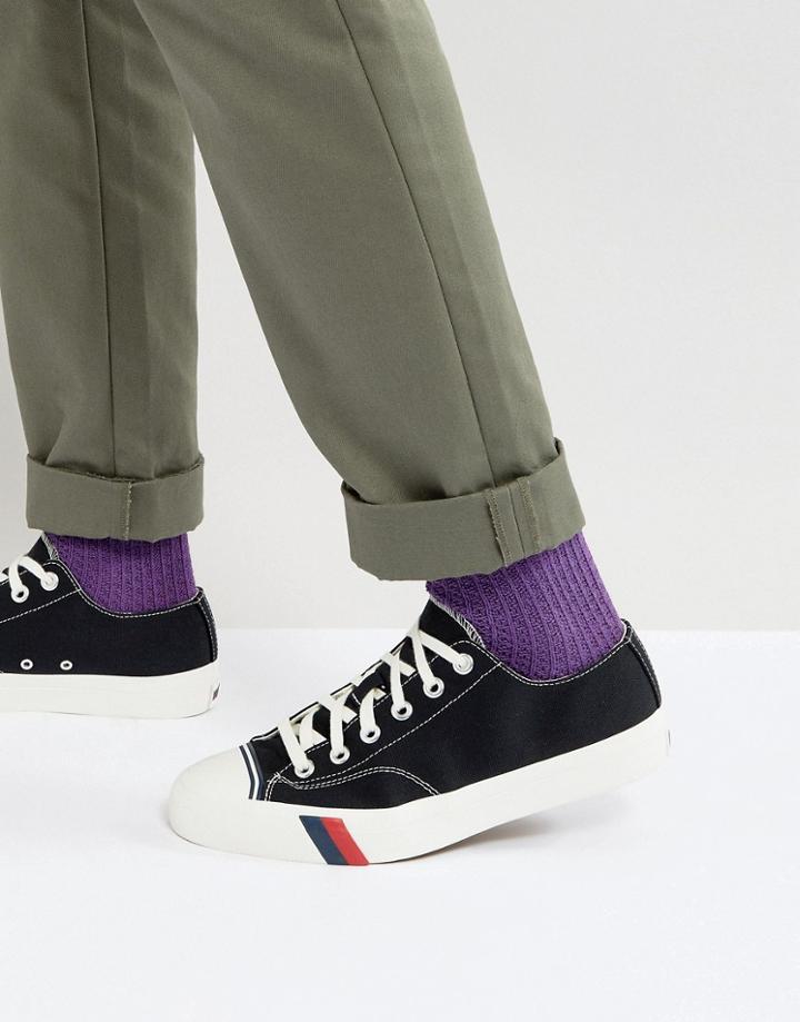 Pro Keds Royal Low Canvas Sneakers - Black