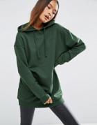 Asos Ultimate Oversized Pullover Hoodie - Green