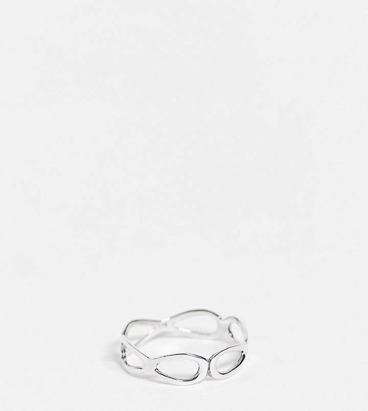 Kingsley Ryan Curve Sterling Silver Open Loop Ring