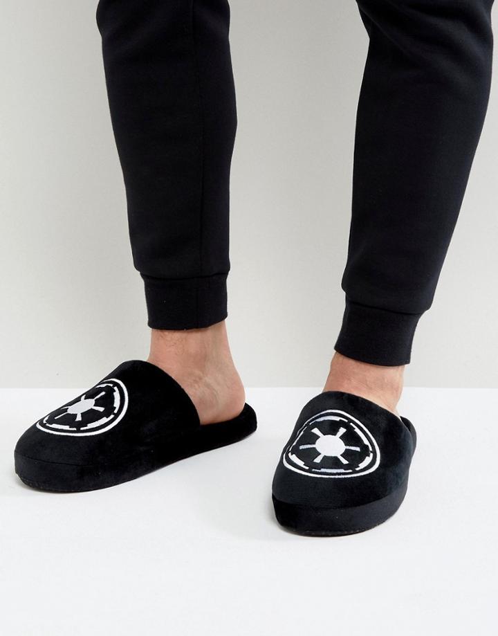 Galactic Empire Star Wars Slippers - Black