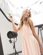 Oasis Bridesmaid Multiway Maxi Dress In Blush-pink