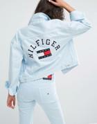 Tommy Jeans 90's Girlfriend Trucker Jacket - Blue