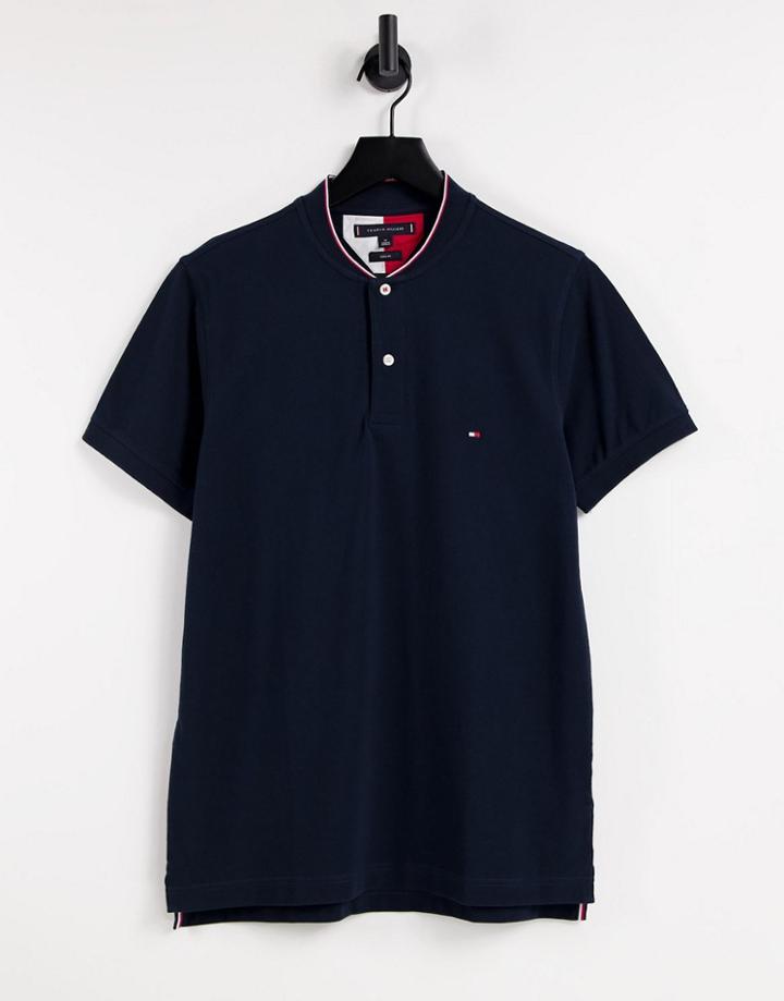 Tommy Hilfiger Baseball Slim Polo Shirt-navy
