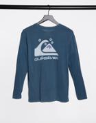 Quiksilver Standard Long Sleeve T-shirt In Blue