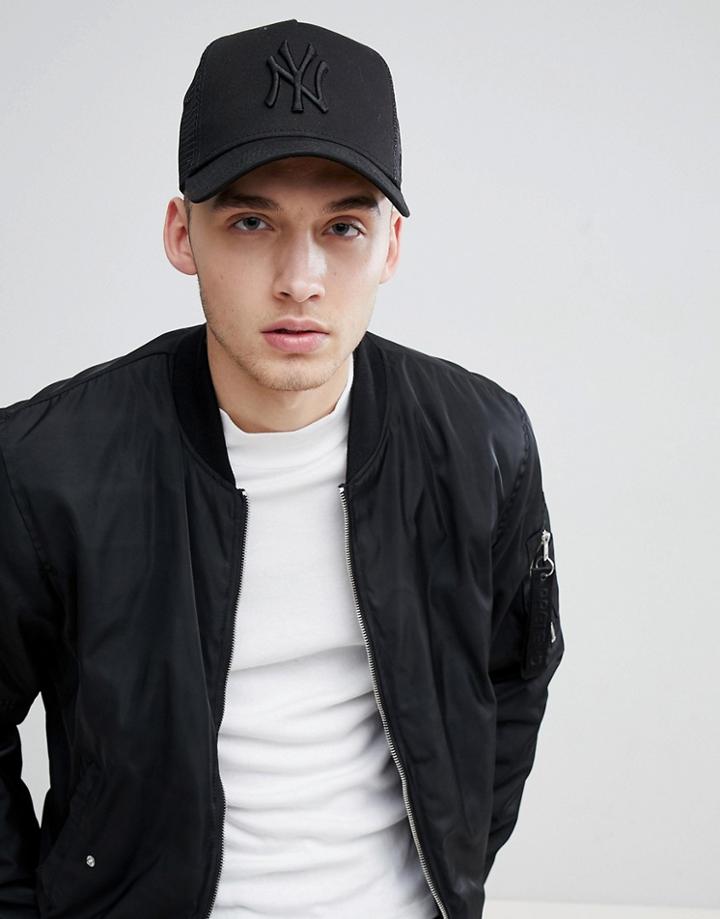 New Era Trucker Cap Ny Yankees - Black