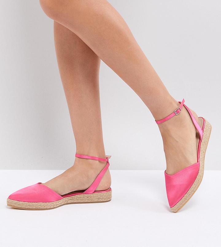 Asos Jasleen Point Espadrilles - Pink