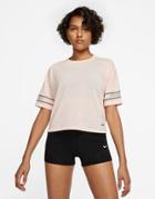 Nike Pro Training Logo T-shirt In Pink
