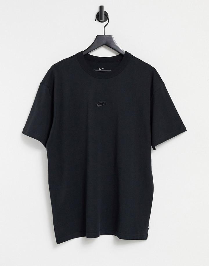 Nike Premium Essentials Oversized T-shirt In Black