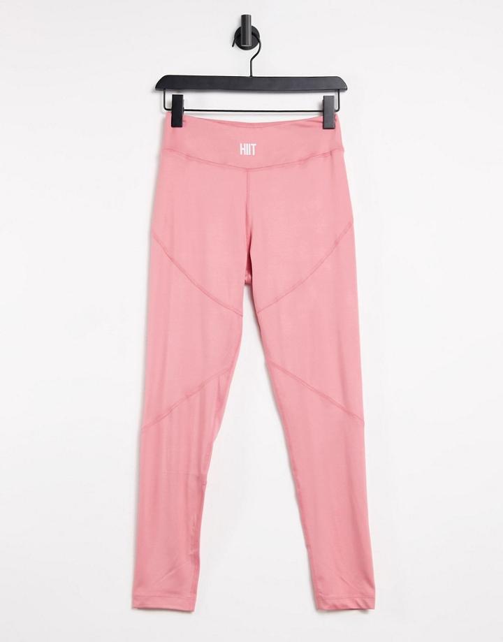 Hiit Ruffle Leggings In Pink