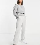 Asos Design Tall Ultimate Sweatpants In Gray Heather