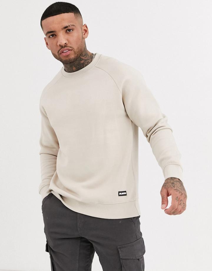 Bershka Sweatshirt In Beige