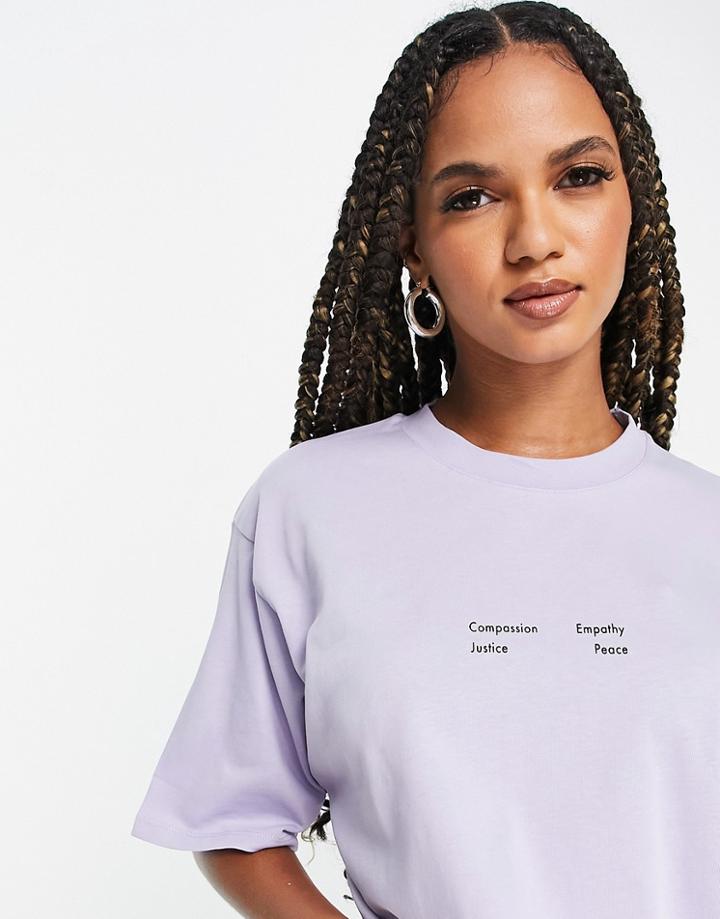 Na-kd Wonder Woman Cropped T-shirt In Light Blue-blues