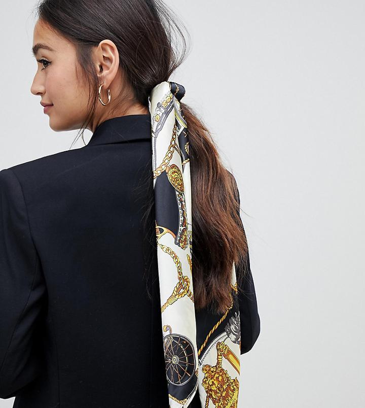My Accessories London Vintage Print Square Scarf - Multi