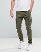 Only & Sons Cuffed Cargo Pants - Green