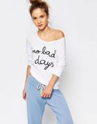 Sundry No Bad Days Sweater Knit - White