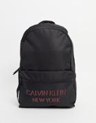Calvin Klein Campus Backpack In Black