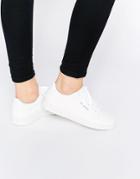 Le Coq Sportif Arthur Ashe Woven White Sneakers - White
