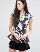 Clover Canyon Floral Rhythm Top - Multi