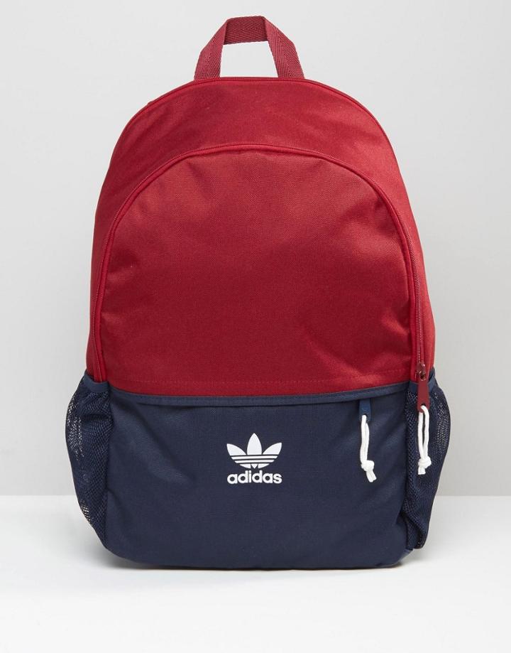 Adidas Originals Backpack In Red Ay7738 - Red