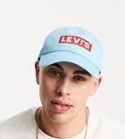 Levi's Cap In Light Blue With Box Tab Logo Exclusive To Asos-blues