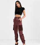 Asos Design Tall Oil Wash Combat Pants