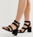 River Island Sandals With Multi Straps In Black - Black