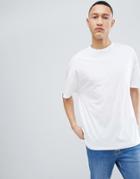Asos Design Oversized T-shirt In White - White