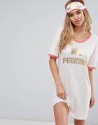 Chelsea Peers No Peeking Night Dress - Cream