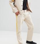 Sacred Hawk Pants With Side Stripe - Stone