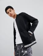 Love Moschino Rib Logo Zip Thru Sweater Jacket - Black