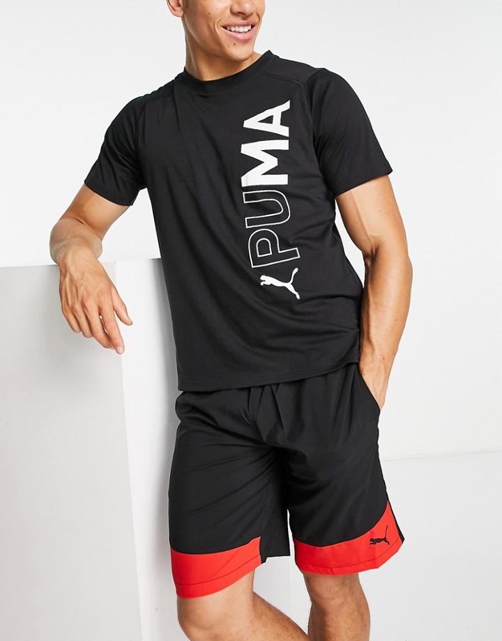 Puma Training T-shirt In Black
