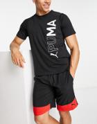 Puma Training T-shirt In Black