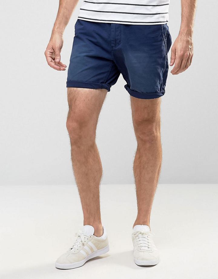 Scotch And Soda Chino Shorts - Navy