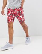 Only & Sons Tropical Sweat Shorts - Pink