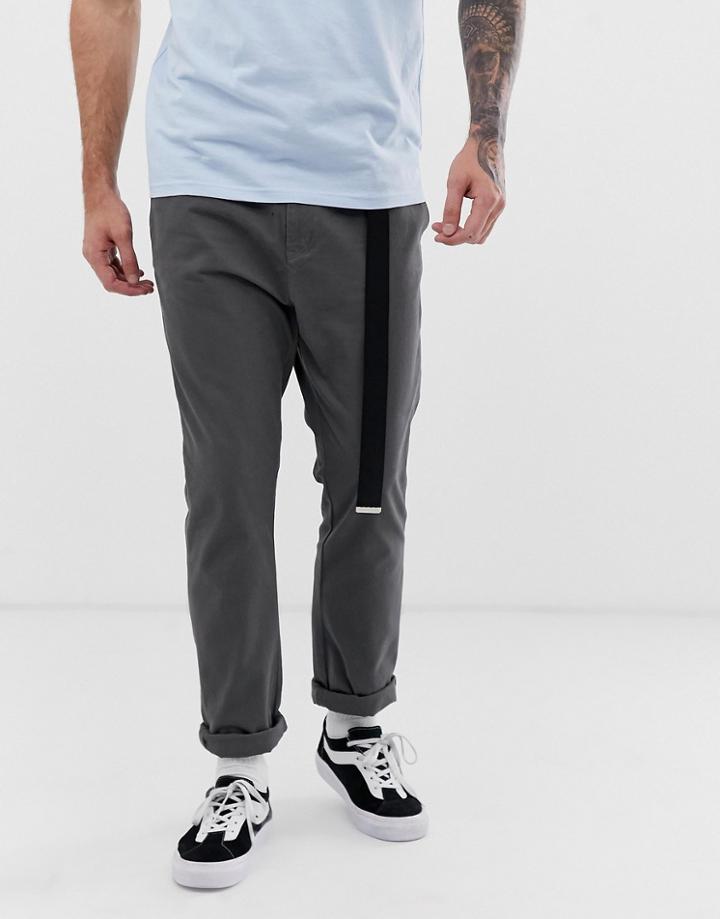 Weekday Kaj Chino In Gray - Gray