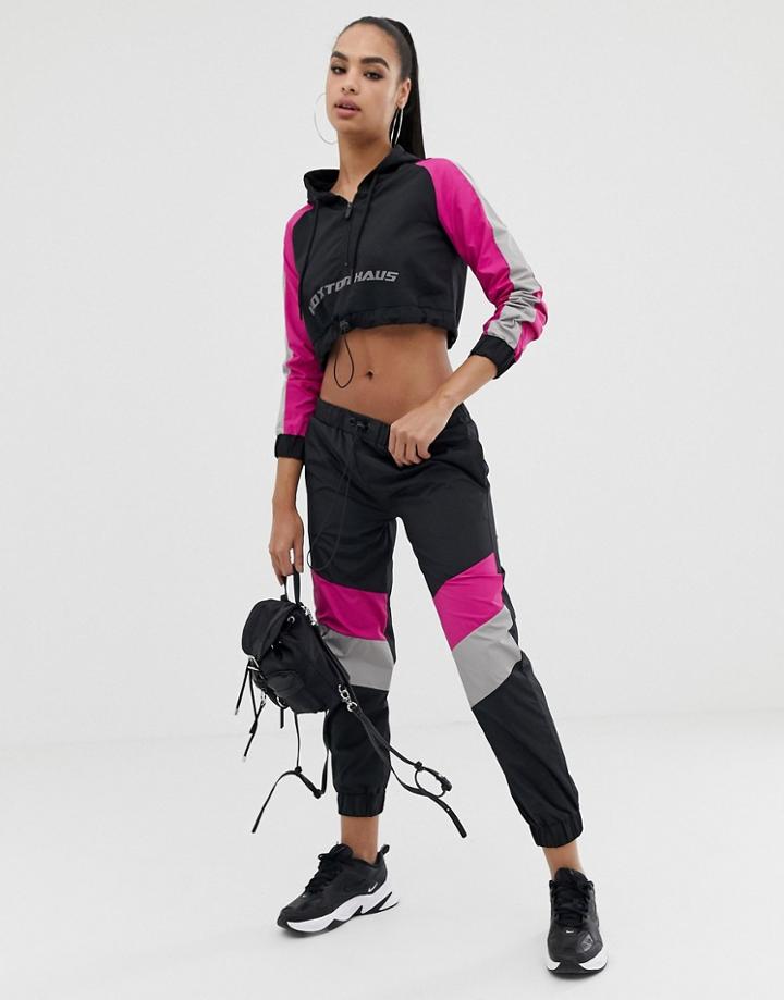 Haus By Hoxton Haus Color Block Jogger-black