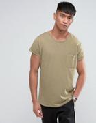 Cheap Monday Cap Pocket T-shirt - Green