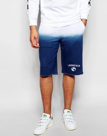 Pink Dolphin Shorts In Dip Dye - White