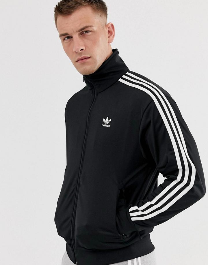 Adidas Originals Firebird Track Jacket In Black