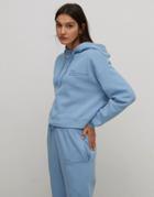 Nobody's Child Sustainable Cropped Hoodie With Tonal Branding Co-ord-blues