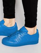 Adidas Originals Superstar Adicolor Sneakers In Blue S80327 - Blue