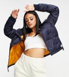 The North Face Parlata Down Jacket In Navy
