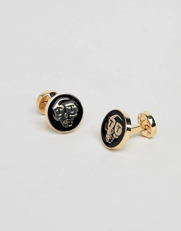 Twisted Tailor Cuff Link In Gold