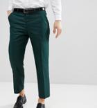 Heart & Dagger Tapered Cropped Pants - Green
