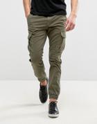 Boss Orange By Hugo Boss Cargo Pants Regular Fit In Green - Green