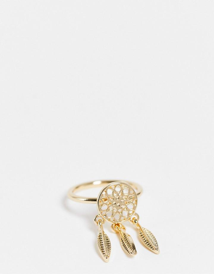 Svnx Dreamcatcher Ring In Gold
