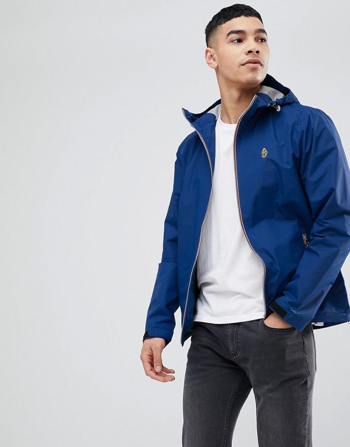 Luke Sport Raleigh Windbreaker Jacket In Blue - Blue