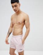 Boss Perch Swim Shorts In Pink - Pink