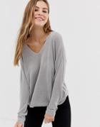 Only Pisa V-neck Sweater-gray